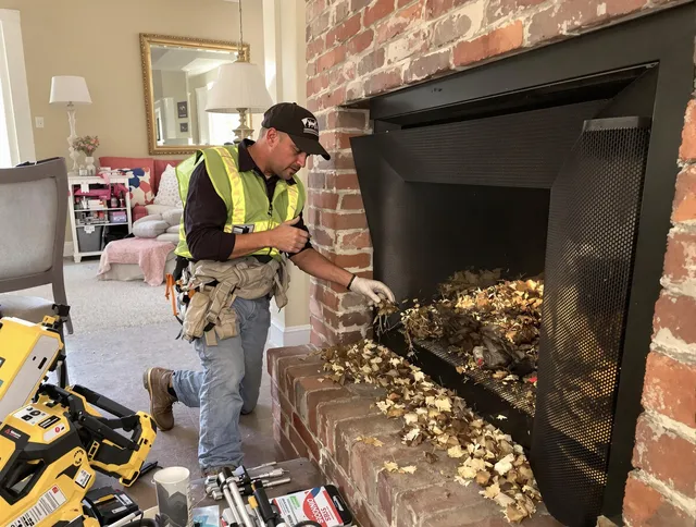 Safe screening installation by Hartford Chimney Sweep in Hartford, CT