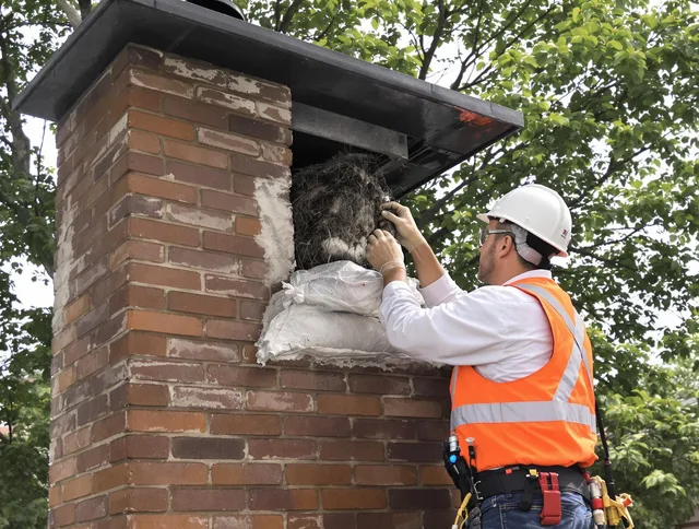 Humane removal of debris and animals by Hartford Chimney Sweep in Hartford, CT
