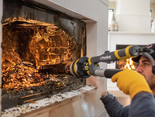Professional chimney cleaning by Hartford Chimney Sweep in Hartford, CT