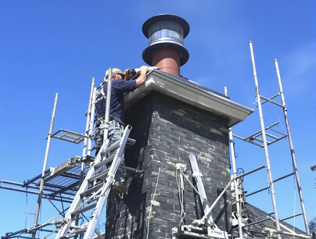 Sturdy chimney crown finished by Hartford Chimney Sweep in Hartford, CT