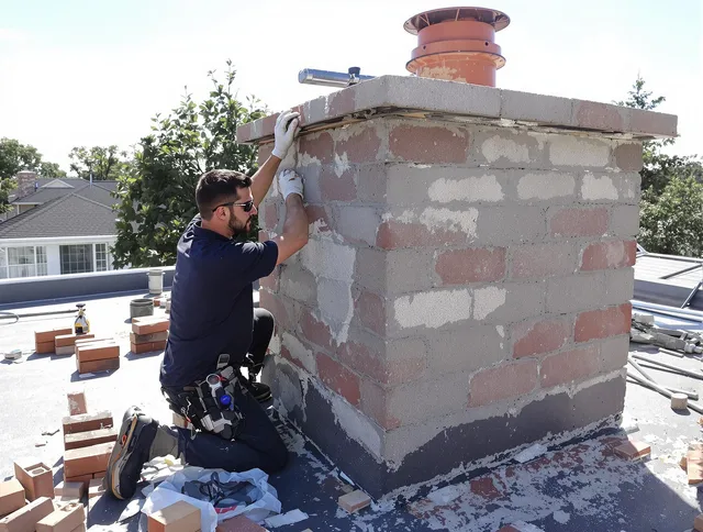 Advanced chimney repair process by Hartford Chimney Sweep in Hartford, CT