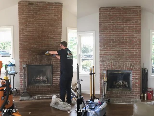Finished chimney sweeping service by Hartford Chimney Sweep in Hartford, CT