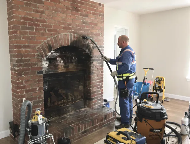 Hartford Chimney Sweep expert performing detailed chimney sweep in Hartford, CT