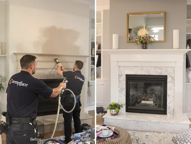 Professional soot removal by Hartford Chimney Sweep team in Hartford, CT